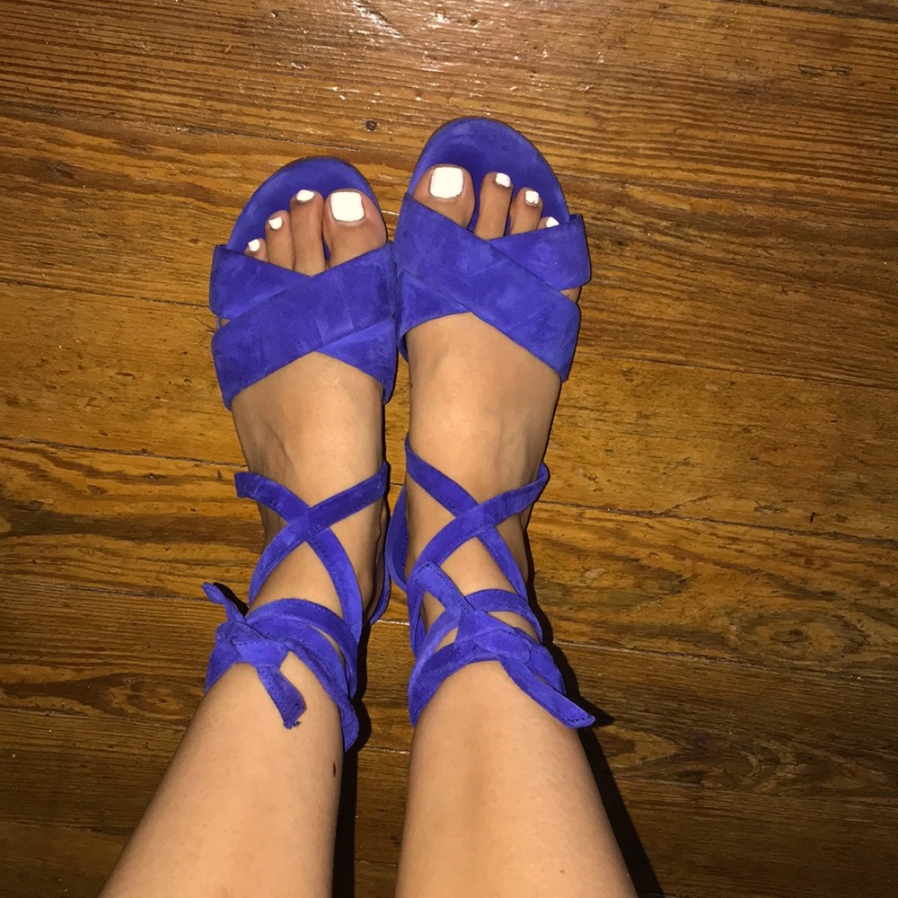 Marc Fisher tied up sandals